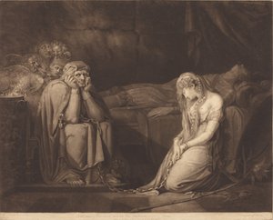 Belisane en Parcival Onder de Betovering van Urma door John Raphael Smith after Henry Fuseli