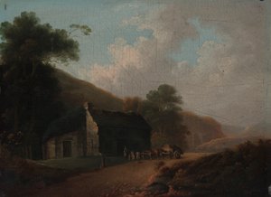 Landschap door John Rathbone