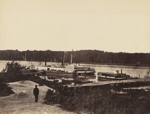 Medische Bevoorradingsboot Plauter, op de Appomattox., januari 1865