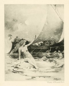Illustratie voor de gedichten van Catullus door John Reinhard Weguelin