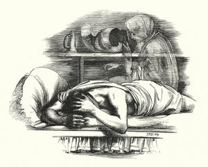 De Geest van Lucretia door John Reinhard Weguelin