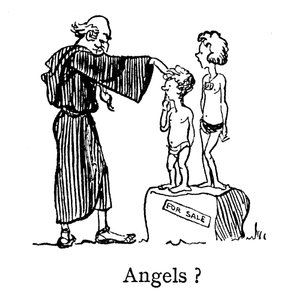Engelen, Paus Gregorius, Non Angli, Sed Angeli (niet Engelen, maar Anglicanen)