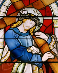 Dolgellau, St Mary, Christus draagt het kruis, 1864