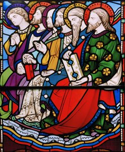 Zes apostelen (detail) door John Richard Clayton
