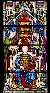 De kroning van Hendrik III door John Richard Clayton