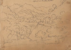 Beklimming van de Bochetta door John Robert Cozens