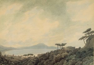 Baai van Napels vanaf Capodimonte