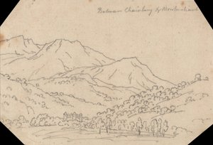 Tussen Chambery en Montmélian door John Robert Cozens