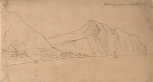 Kust van Genua richting Lerici door John Robert Cozens