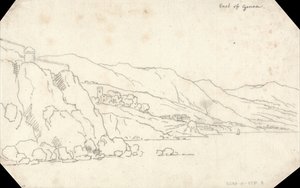 Ten oosten van Genua door John Robert Cozens