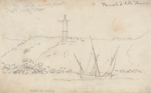 Fanale di villa Franca door John Robert Cozens