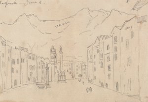 Innsbruck, 6 juni door John Robert Cozens