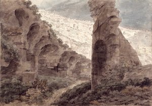 Interieur van het Colosseum, 1778 door John Robert Cozens