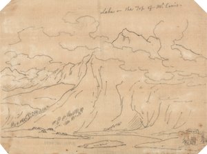 Meer op de top van Mont Cenis
