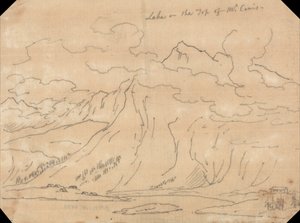 Meer op de top van Mont Cenis door John Robert Cozens