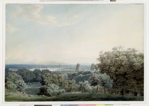 Londen vanaf Greenwich Hill, ca. 1791