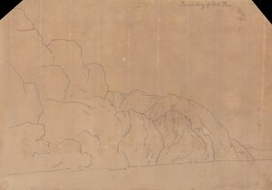 De kaap van Porto Fino door John Robert Cozens
