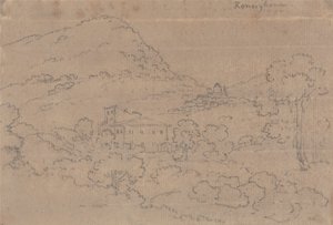 Ronciglione door John Robert Cozens