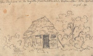 De Pagliaro in de Mirteplantage bij de Villa van Sir William Hamilton, Portici door John Robert Cozens