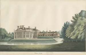 Hilton Hall: aquarel