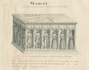 Madeley Church - Monument voor Randolf Egerton