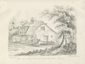 Rugeley - Cottage bij Old Cannock Wood Forges door John Robert Fernyhough
