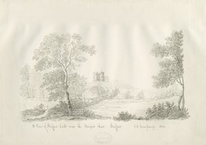 Stafford Kasteel - Dichtbij de Newport Road door John Robert Fernyhough