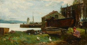 De netten repareren, Ardrishaig