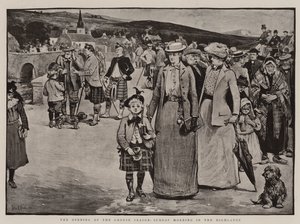 De opening van het korhoenseizoen, zondagochtend in de Hooglanden door John Robertson Reid