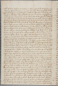 Een brief van John Row, een student in St Andrews, aan zijn oom