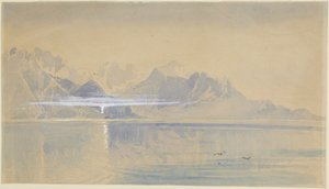 Vroege ochtend in Montreux door John Ruskin