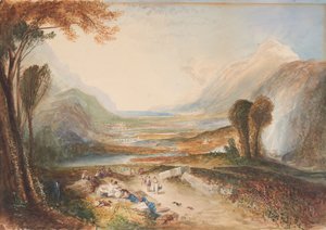 Studie naar het verhaal van Apollo en Daphne door John Ruskin