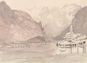 Zwitsers berglandschap door John Ruskin