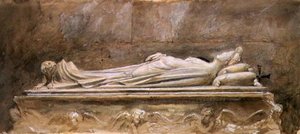Het Graf van Ilaria del Carretto Guinigi, Kathedraal van Lucca door John Ruskin