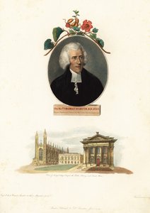 Thomas Martyn, Professor in de Botanie, Universiteit van Cambridge (gravure) door John Russel