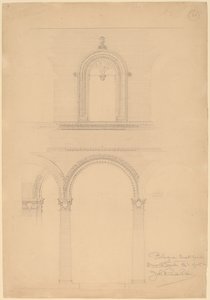 Bologna Bakstenen Muur door John Russell Pope