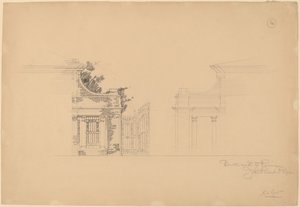 Baksteenwerk in Rimini door John Russell Pope