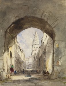 Straatscène in Calais