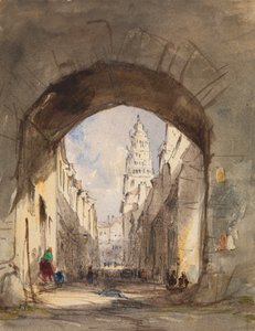 Straatscène in Calais