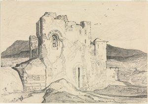 Een kasteel in Normandië door John Sell Cotman