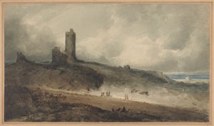 Kasteel Aberystwyth door John Sell Cotman