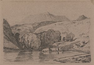 Cader Idris door John Sell Cotman