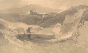 Kasteel in een landschap
