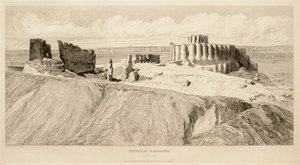 Château Gaillard (zicht vanuit het noordoosten) door John Sell Cotman