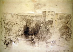 Framlingham: het kasteel en de rivier door John Sell Cotman