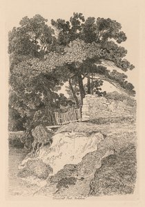 Liber Studiorum: Plaat 13, Duncomb Park, Yorkshire: Nr. 5
