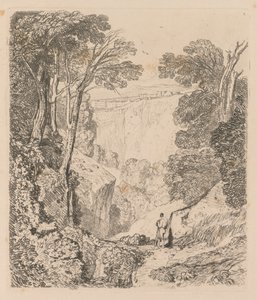 Liber Studiorum: Plaat 2, Uitzicht op Clifton door John Sell Cotman