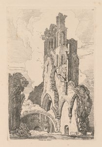 Liber Studiorum: Plaat 34, Llanathony Abbey, Monmouthshire