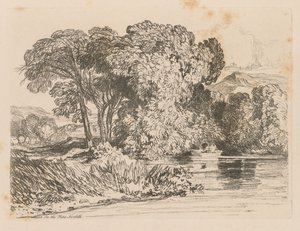 Liber Studiorum: Plaat 4, Uitzicht op de Yare, Norfolk, 1838 door John Sell Cotman
