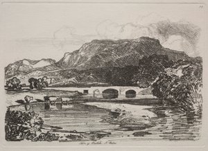 Liber Studiorum: Tan y Beolch, Noord-Wales door John Sell Cotman